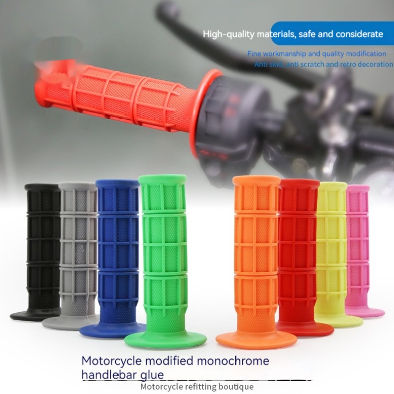 22mm Motorcycle Handle Grips – Rubber Handlebar Covers for Bikes