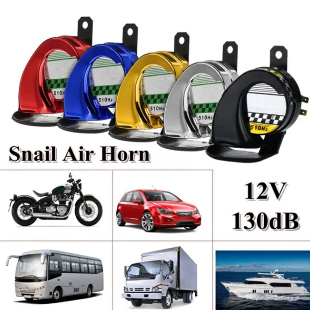 12V Waterproof Motorcycle Snail Horn – Loud Compact Bike Horn
