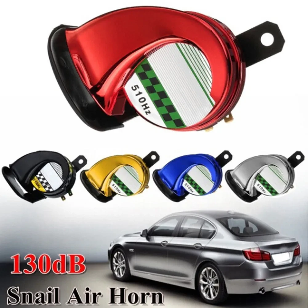 12V Waterproof Motorcycle Snail Horn – Loud Compact Bike Horn