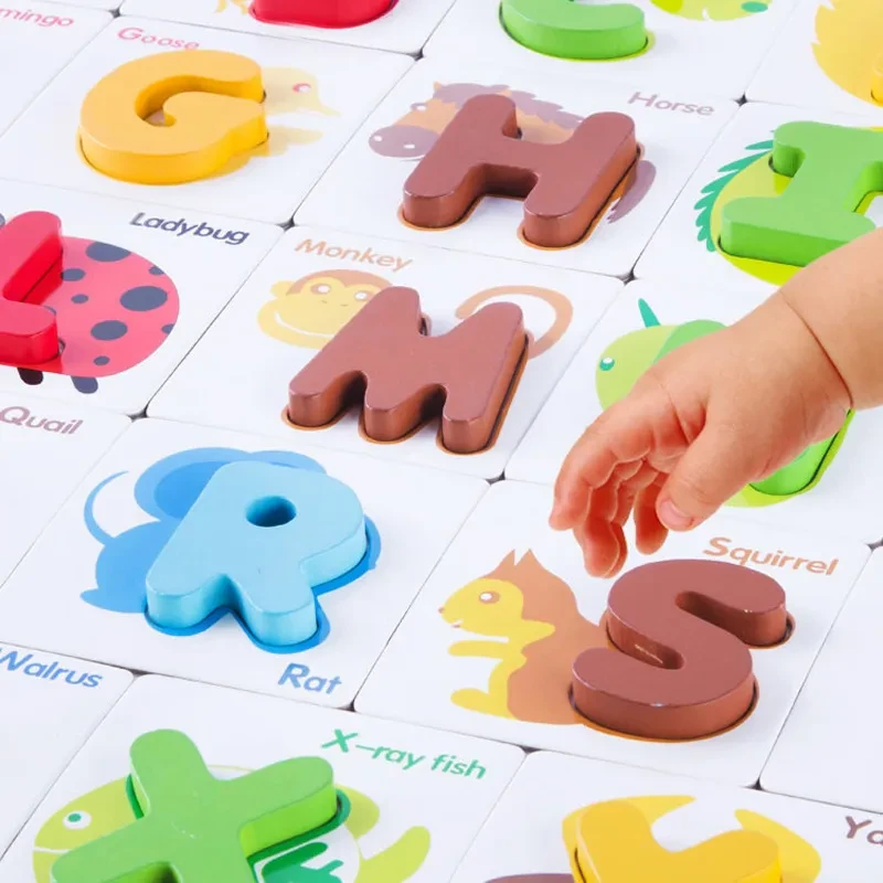 Baby Enlightenment Puzzle Toys – Alphabet Cards for Early Learning