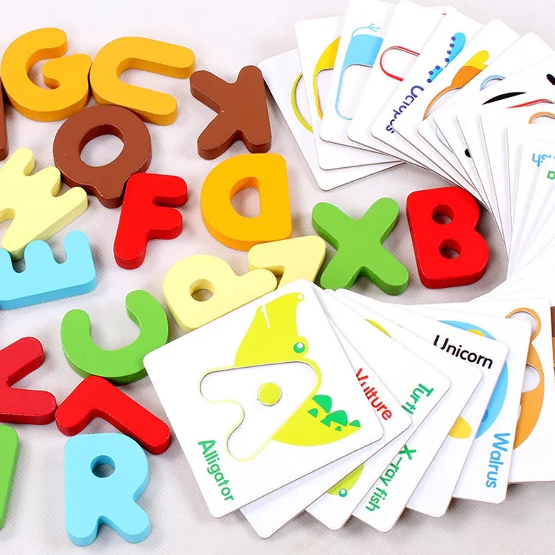 Baby Enlightenment Puzzle Toys – Alphabet Cards for Early Learning