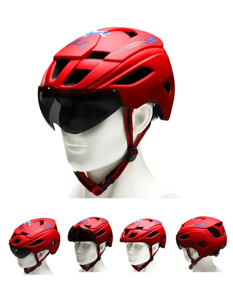 Full Face Motorcycle Helmet – One-Piece Matte Goggles Design