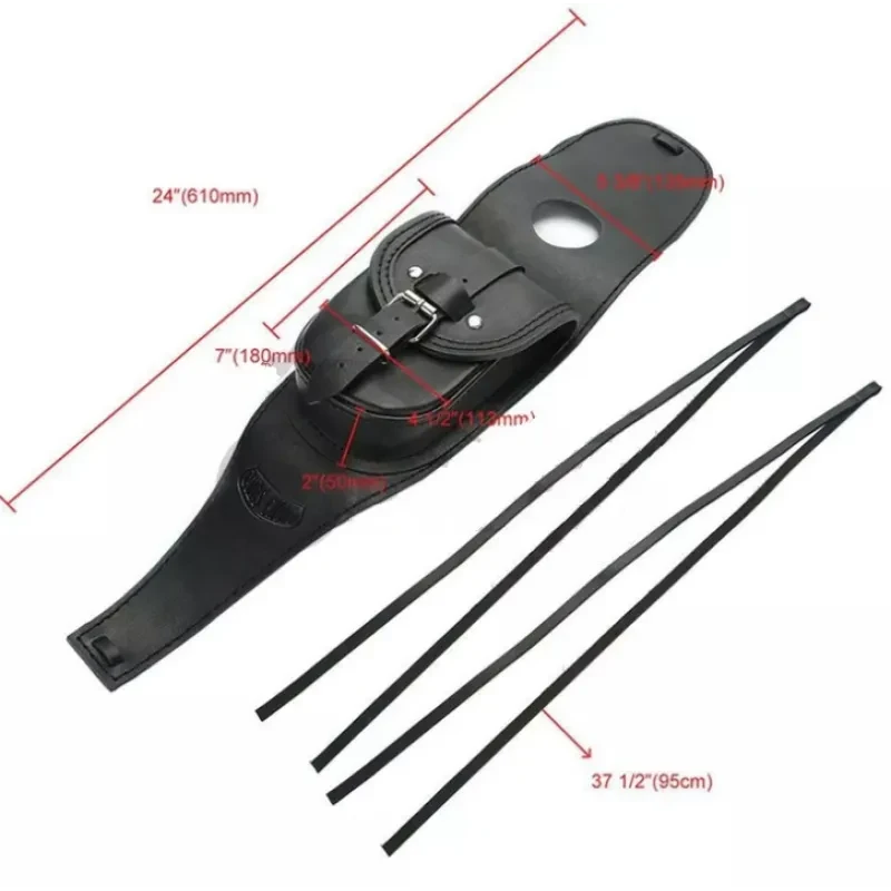 Retro Leather Fuel Tank Bag for Harley Sportster XL 883 1200