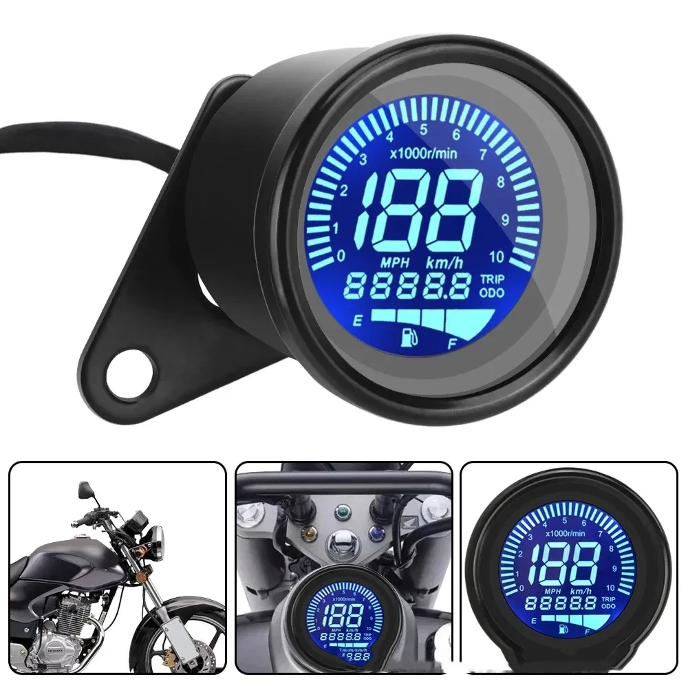 LED LCD Motorcycle Instrument – Speed & Oil Volume Display