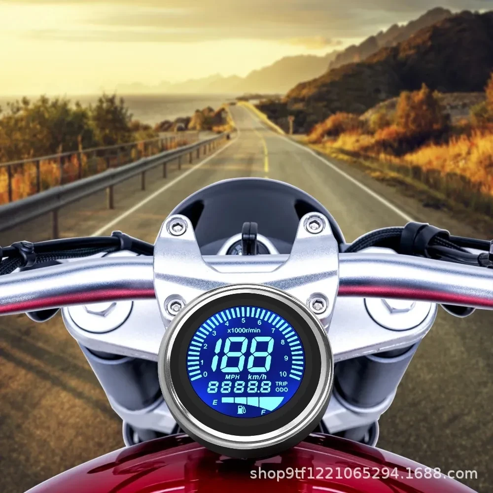 LED LCD Motorcycle Instrument – Speed & Oil Volume Display