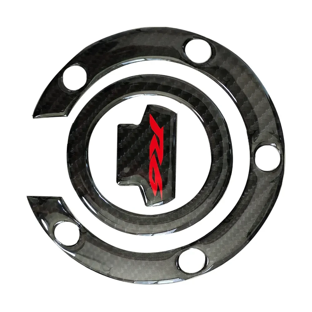 3D Carbon Fiber Fuel Tank Protector Decal for YZF-R6