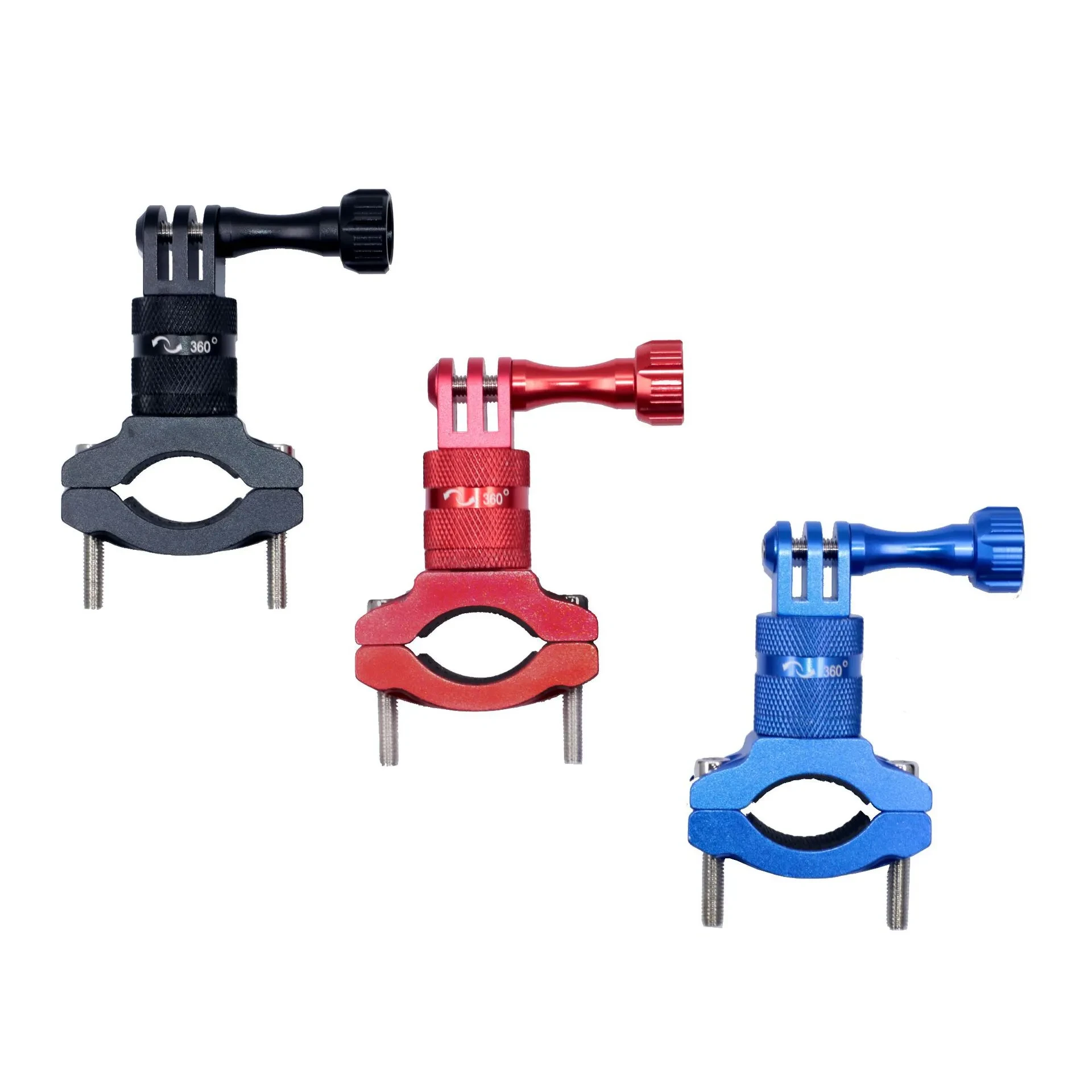 Pro-Grade 360° GoPro Bike Mount | Aluminum Alloy Clip