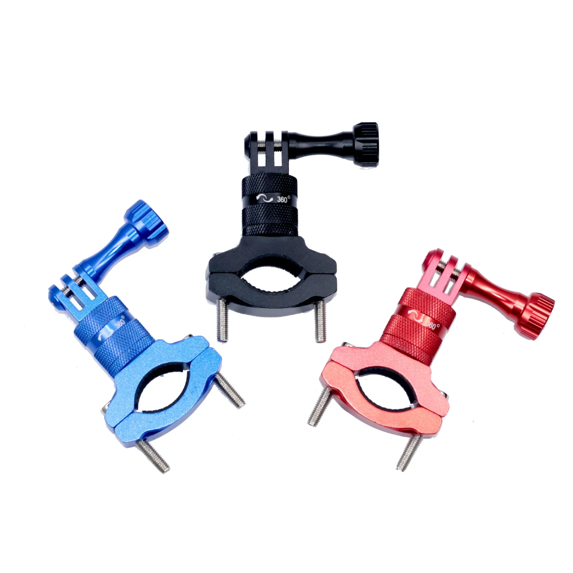 Pro-Grade 360° GoPro Bike Mount | Aluminum Alloy Clip