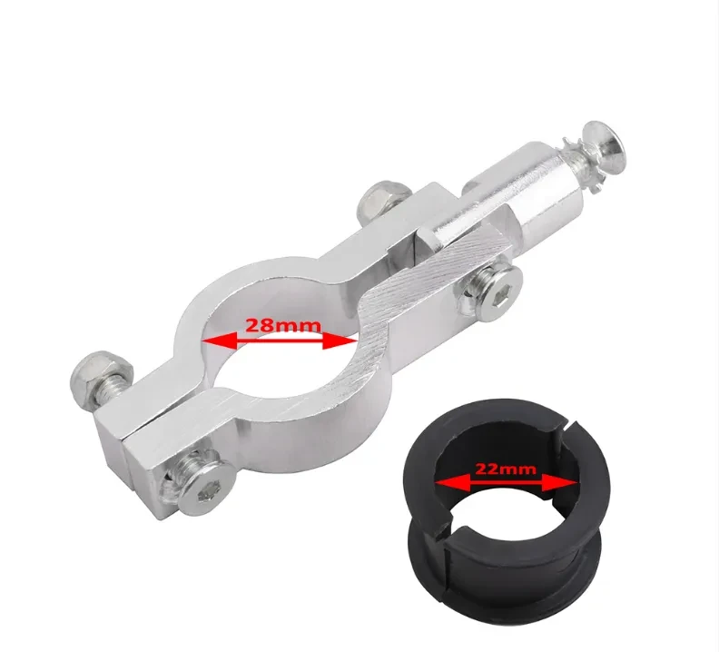 MOTOCRAFT Gold Hand Guard Support Bracket | CNC Alloy 22/28mm