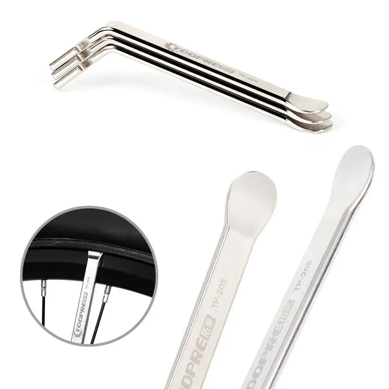 TRUETORQ Steel Tire Lever Set | Stainless MTB & Road Tool (3pcs)