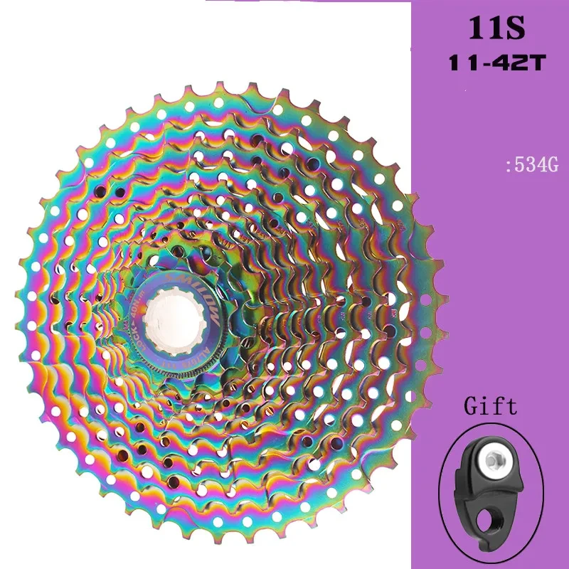 VORTEX Rainbow MTB Cassette | 8–11 Speed Color Flywheel