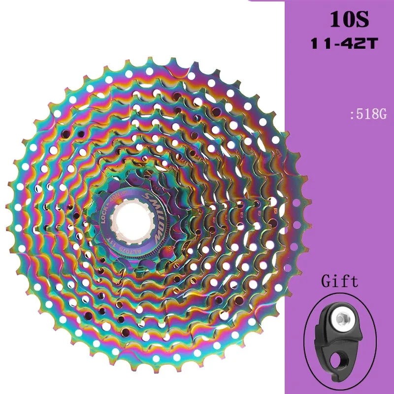 VORTEX Rainbow MTB Cassette | 8–11 Speed Color Flywheel