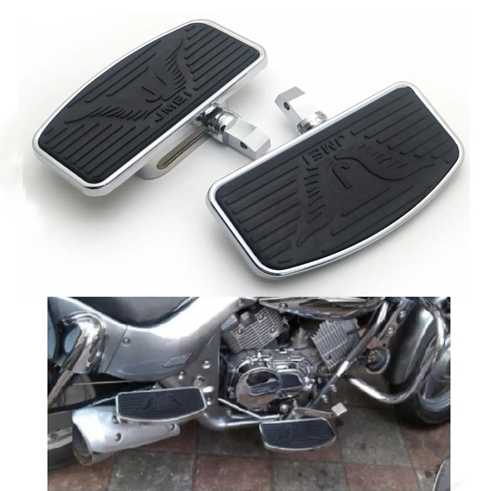 Heavy-Duty Motorcycle Foot Pegs for Harley | Front & Rear Set