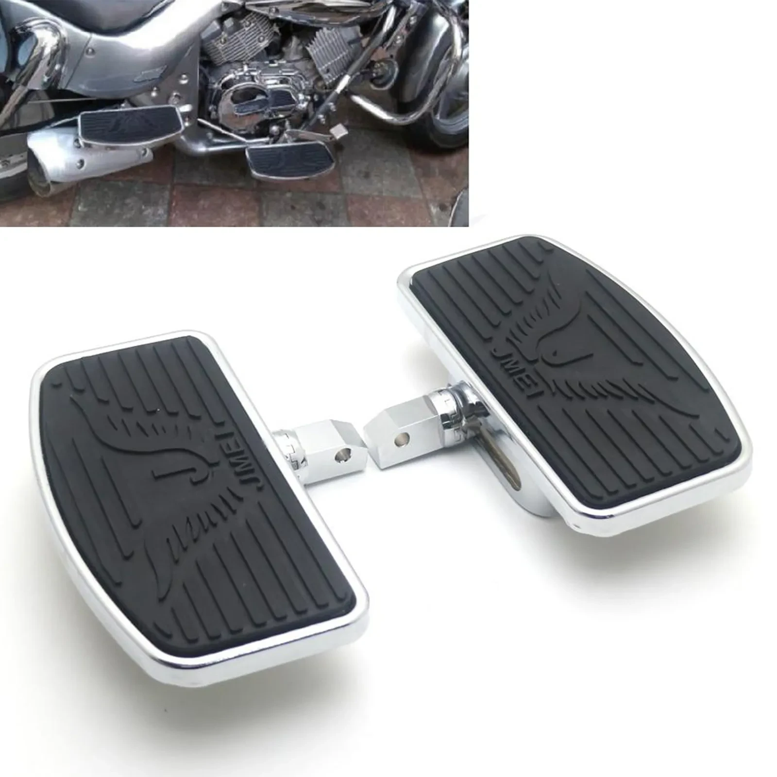 Heavy-Duty Motorcycle Foot Pegs for Harley | Front & Rear Set