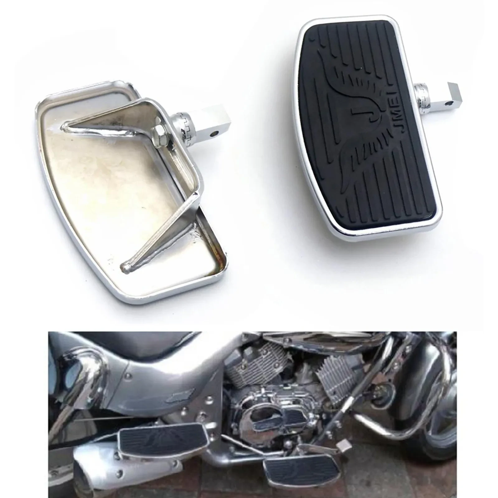 Heavy-Duty Motorcycle Foot Pegs for Harley | Front & Rear Set