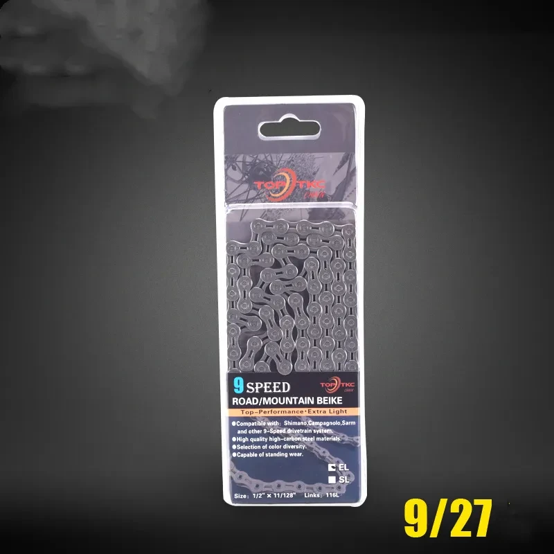 8/9 Speed Road & Mountain Bike Chain – Durable Steel Hollow Design