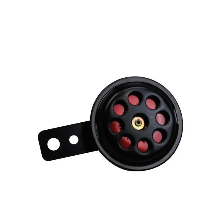 High-Decibel 12V Motorcycle Electric Horn β Universal Loud Sound Mesh Speaker