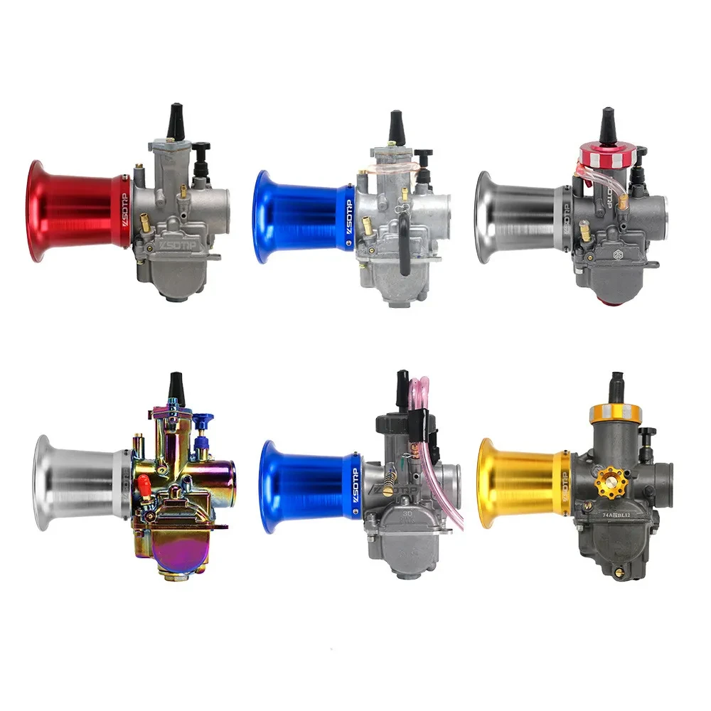 PWK Carburetor Air Filter Cup Motorcycle 50mm 55mm Intake Kit