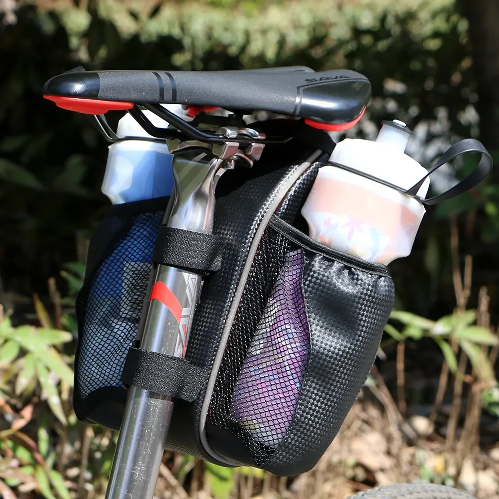 WheelUp Folding Bike Rear Saddle Bag – Waterproof Reflective Seat Pack