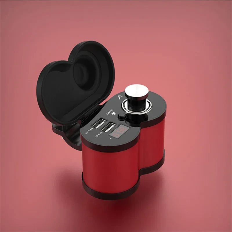 3.0 Super Fast Charging Motorcycle USB Car Charger with Lighter Socket