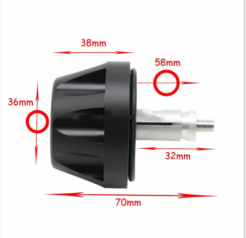 R1200GS Rear Axle Protector – Anti-Drop Rubber Guard by Star Moon Knight