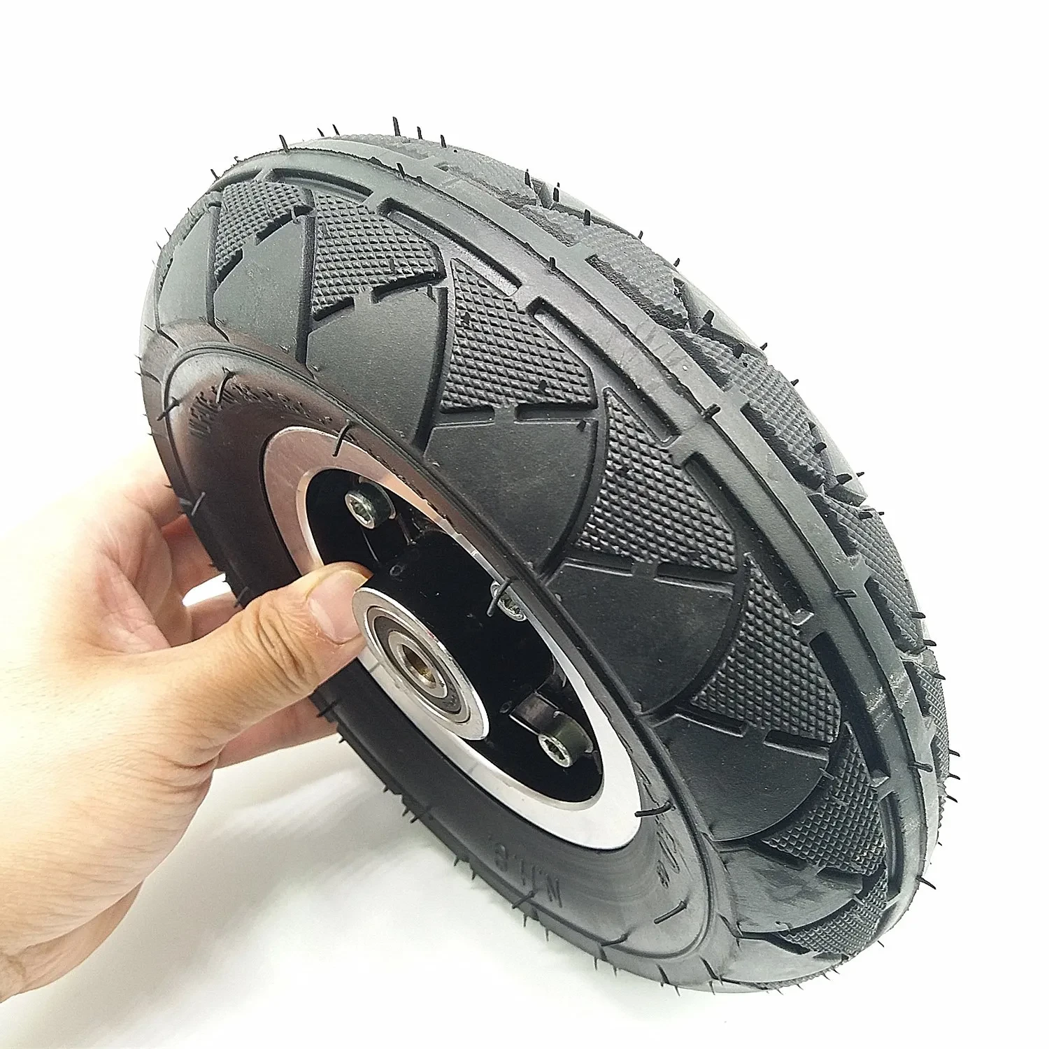 8 Inch Pneumatic Wheel Assembly β 200x50 Tire for E-Scooter