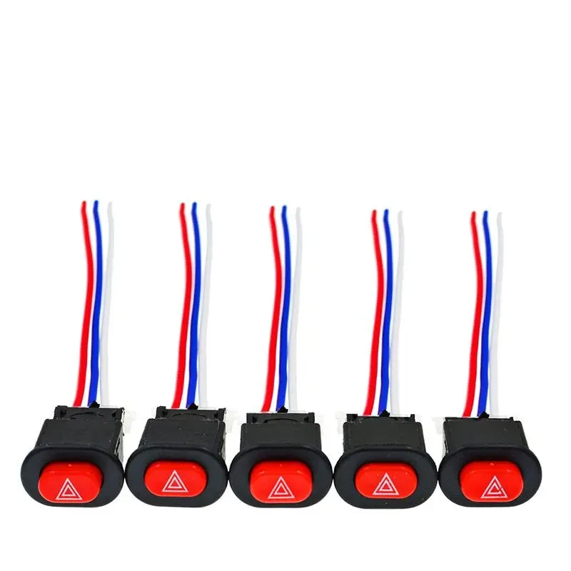 MotoSafe Dual Flash Switch β Universal Motorcycle Hazard Button