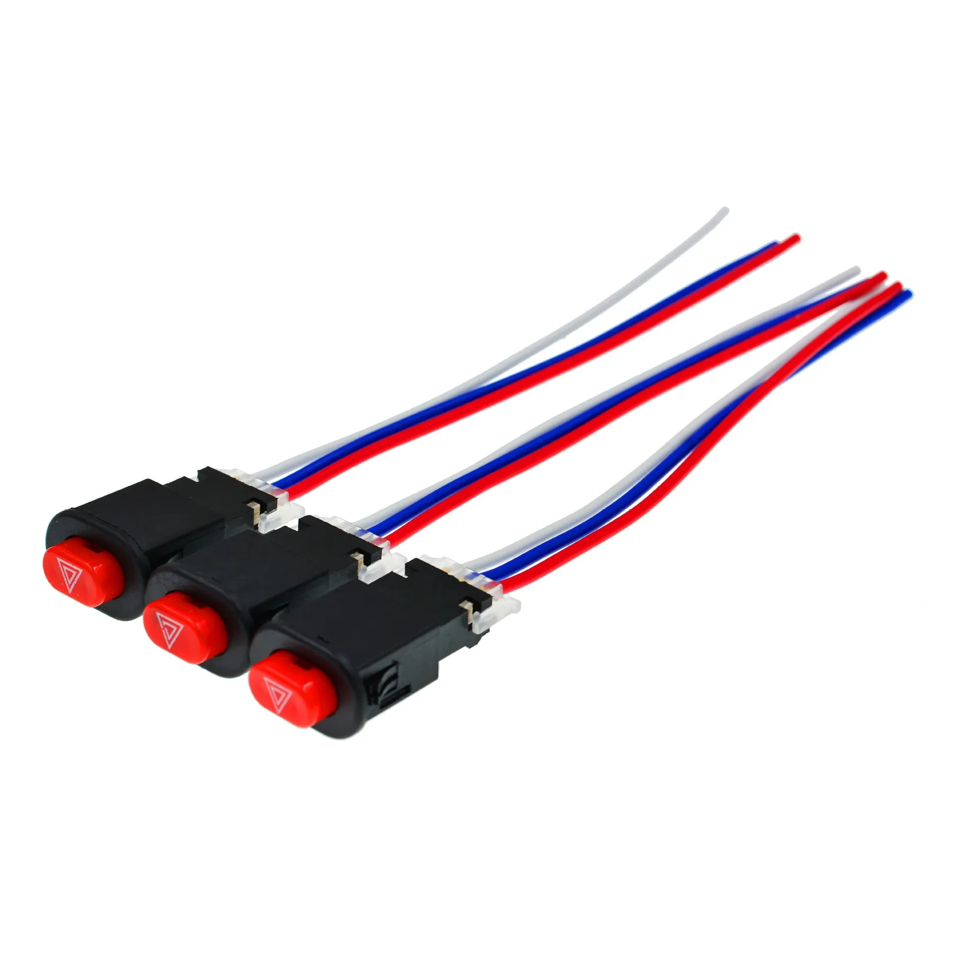 MotoSafe Dual Flash Switch β Universal Motorcycle Hazard Button