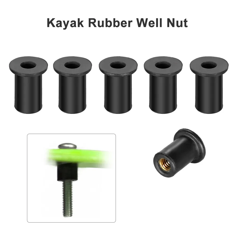 FlexMount Rubber Nut – Anti-Corrosion Heat-Resistant Thread Insert