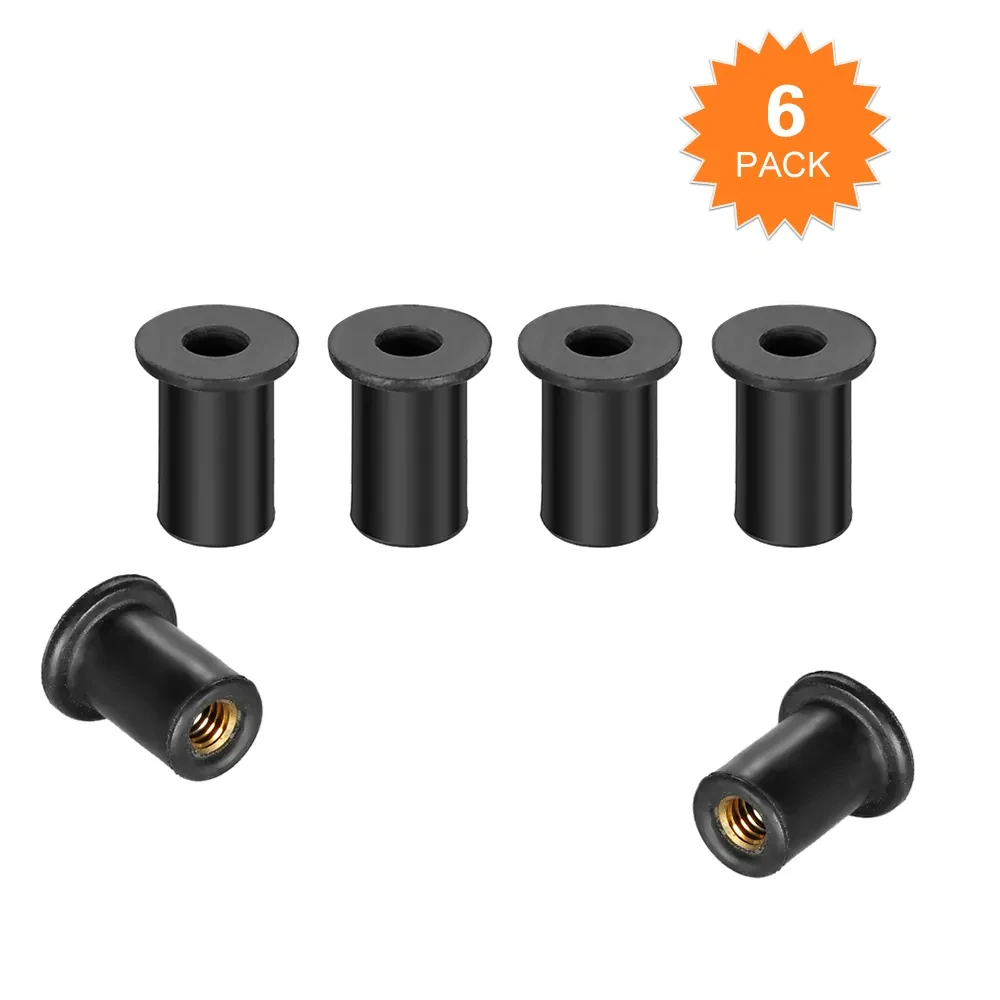 FlexMount Rubber Nut – Anti-Corrosion Heat-Resistant Thread Insert