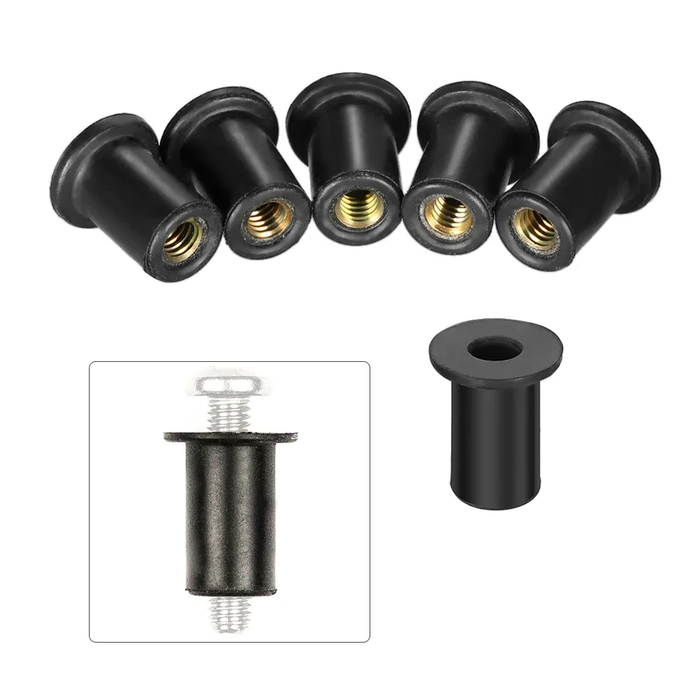 FlexMount Rubber Nut – Anti-Corrosion Heat-Resistant Thread Insert