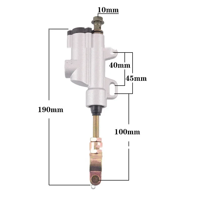 HydroForce 658744 β Rear Disc Brake Master Cylinder for 3-Wheel ATV