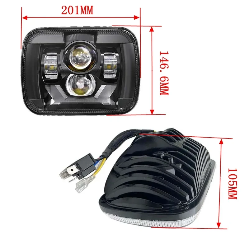 NightForge LED Light – Square Alloy Front Beam