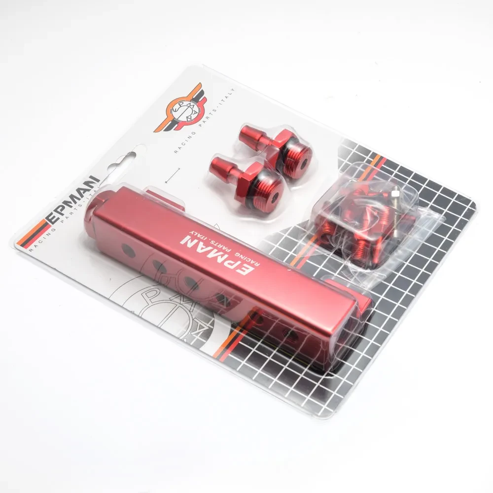 Universal Aluminum Fuel Rail Kit – 6-Port Fuel Manifold System