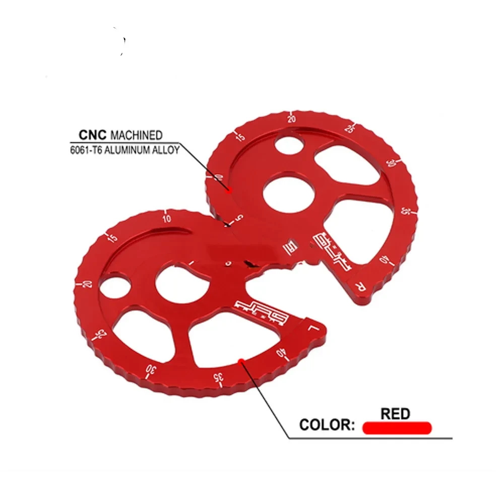 Red Aluminum Alloy Motocross Chain Adjuster – XR/CRF Models