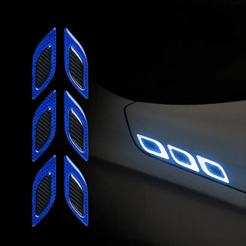 Reflective Car Wheel Bumper Strips – Blue Safety Warning Tape