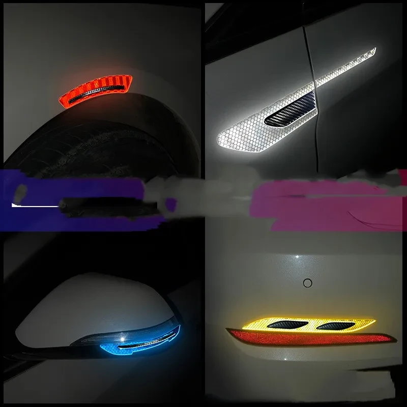 Reflective Car Wheel Bumper Strips – Blue Safety Warning Tape