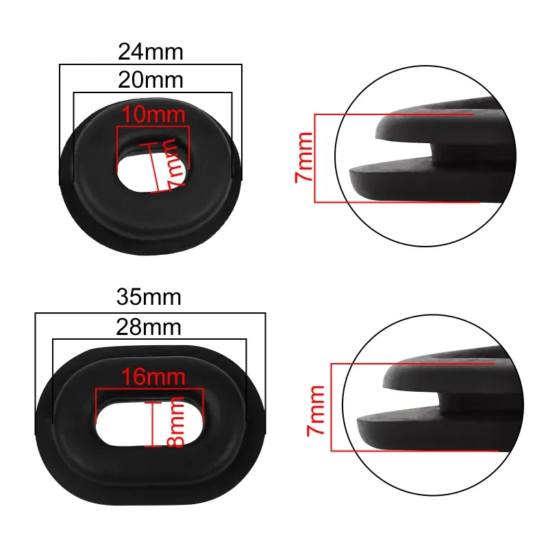 Motorcycle Side Cover Rubber Ring Set – CG ZJ125 GS GN125