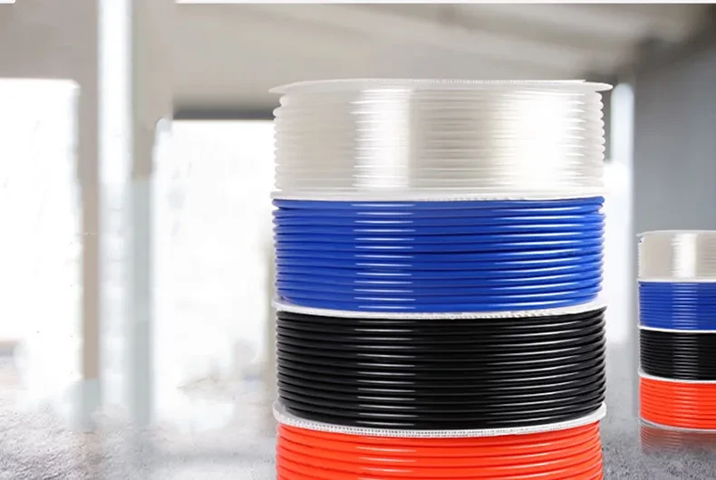 Transparent PU High-Pressure Pneumatic Hose – 6mm Explosion-Proof