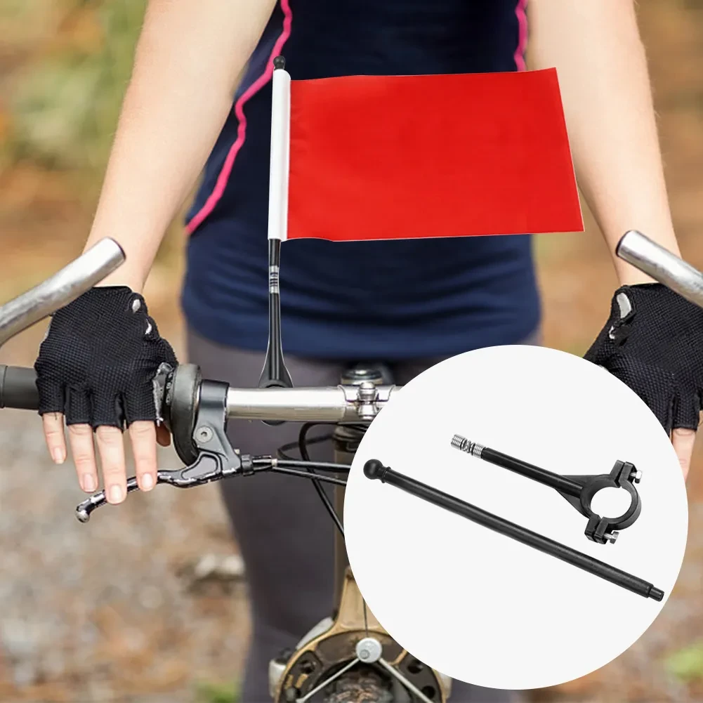 Bicycle Handlebar Flag Pole – Mini Riding Safety & Display Flag