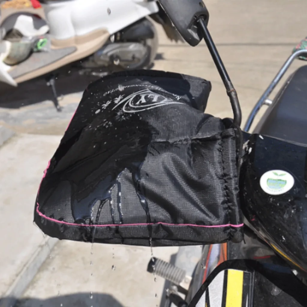 StormGuard Motorcycle Handlebar Gloves – Windproof Thermal Covers