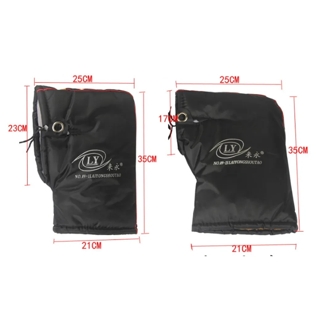 StormGuard Motorcycle Handlebar Gloves – Windproof Thermal Covers