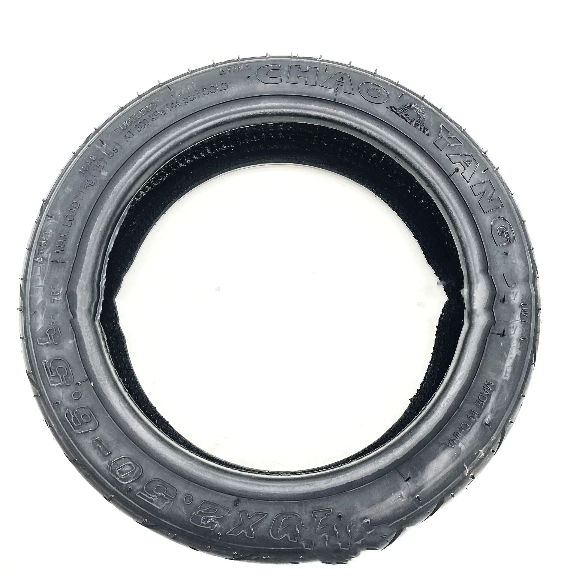 10-Inch Electric Scooter Vacuum Tire 10×2.50-6.5 Durable Tubeless