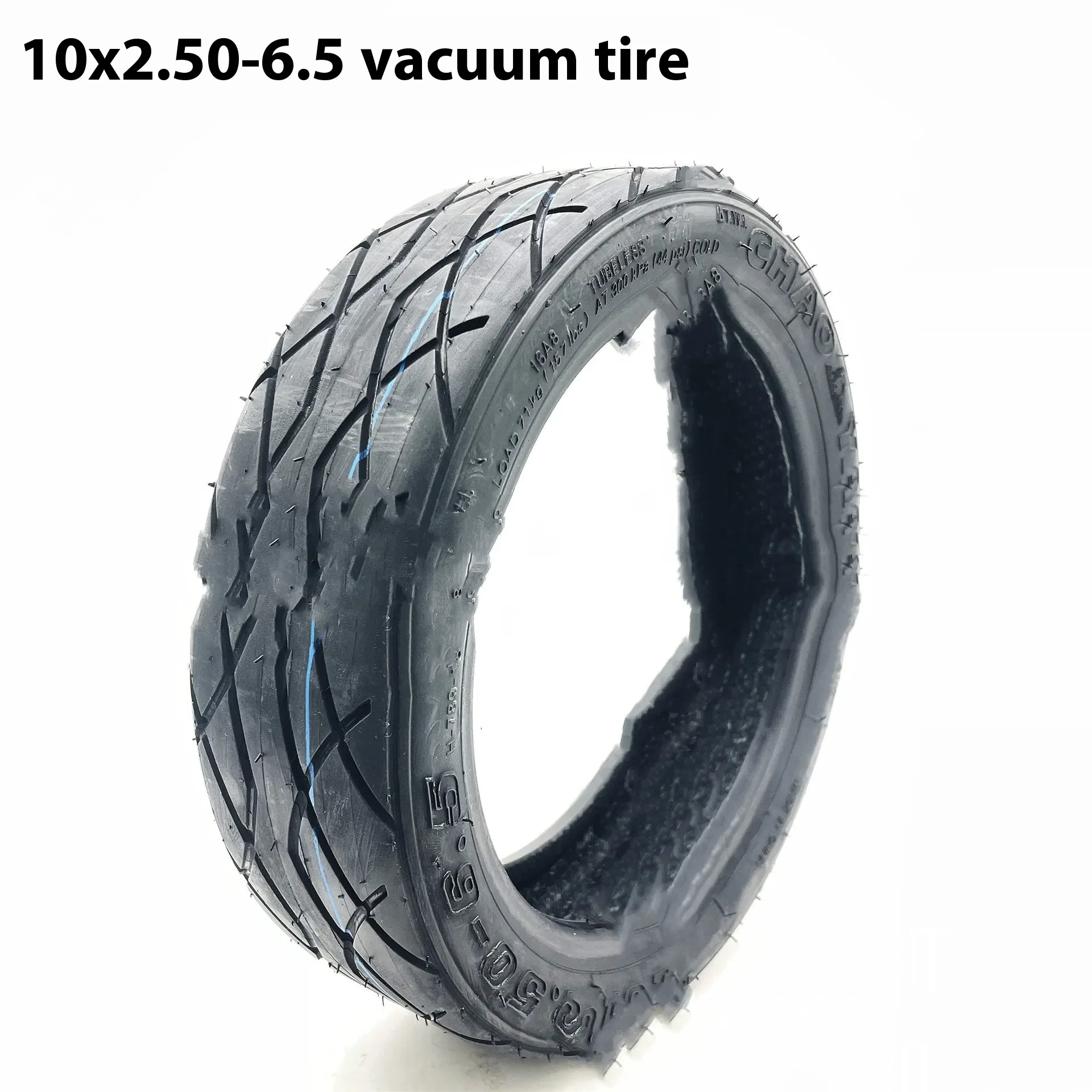 10-Inch Electric Scooter Vacuum Tire 10×2.50-6.5 Durable Tubeless