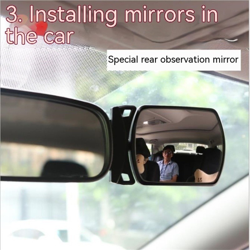AutoVision Rear Glass β Wide Safety Reflection Mirror