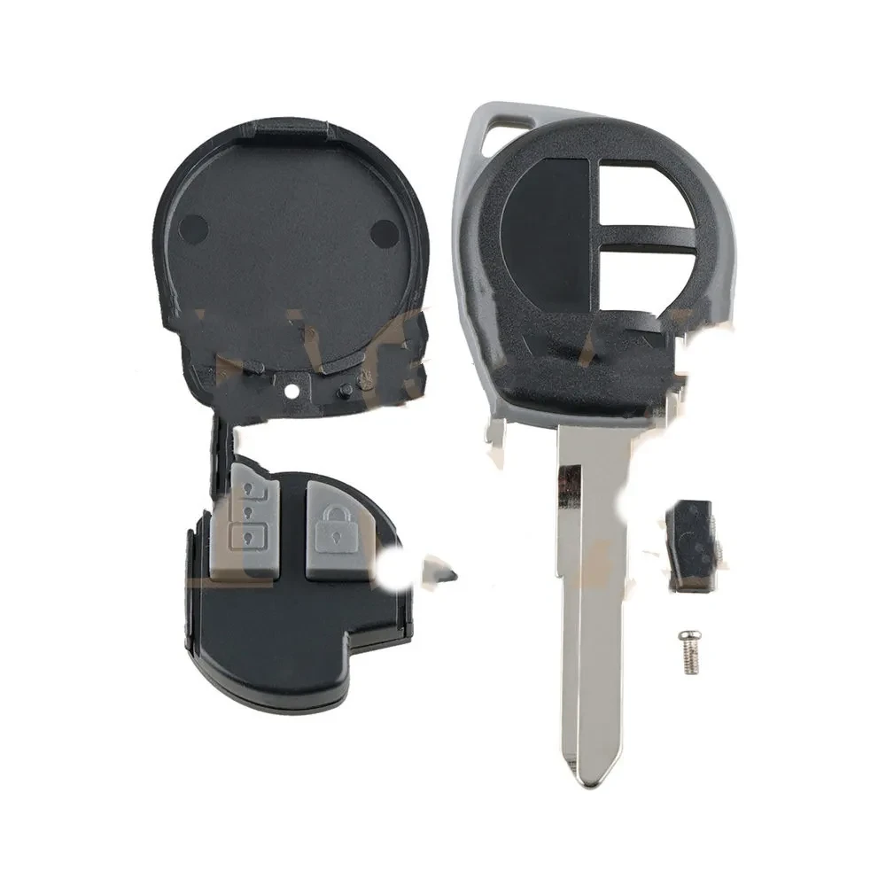 2-Button Straight Car Key with 46 Chip for Suzuki Vehicles
