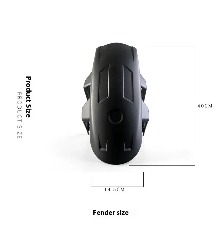 Horizon Rear Mudguard – Universal Motorcycle Fender Extension