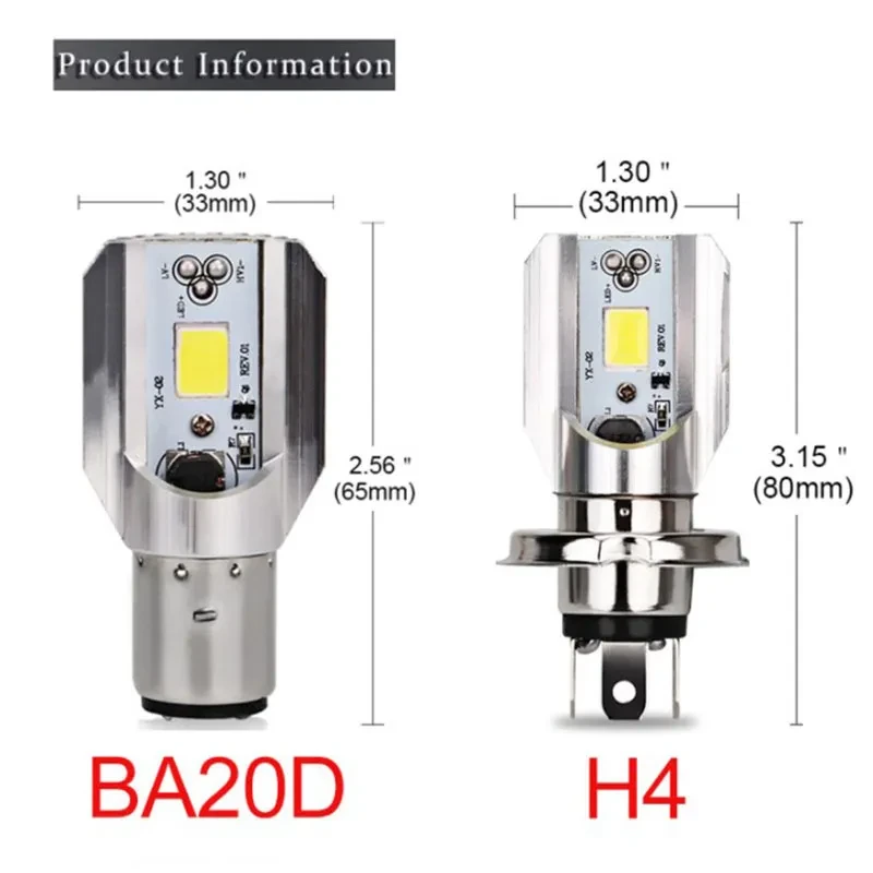 LumaX M4 LED Headlight – Double Claw H6 20W Motorcycle Light