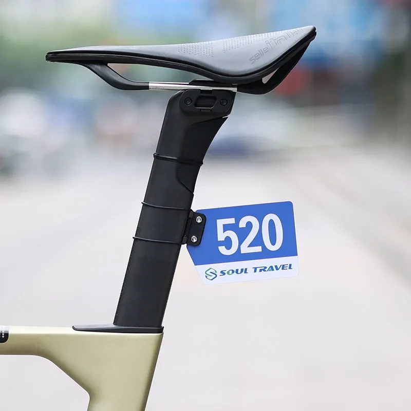 Bicycle Number Plate Bracket β Cycling Competition Mount for Round Tube & Broken Air Duct Frames