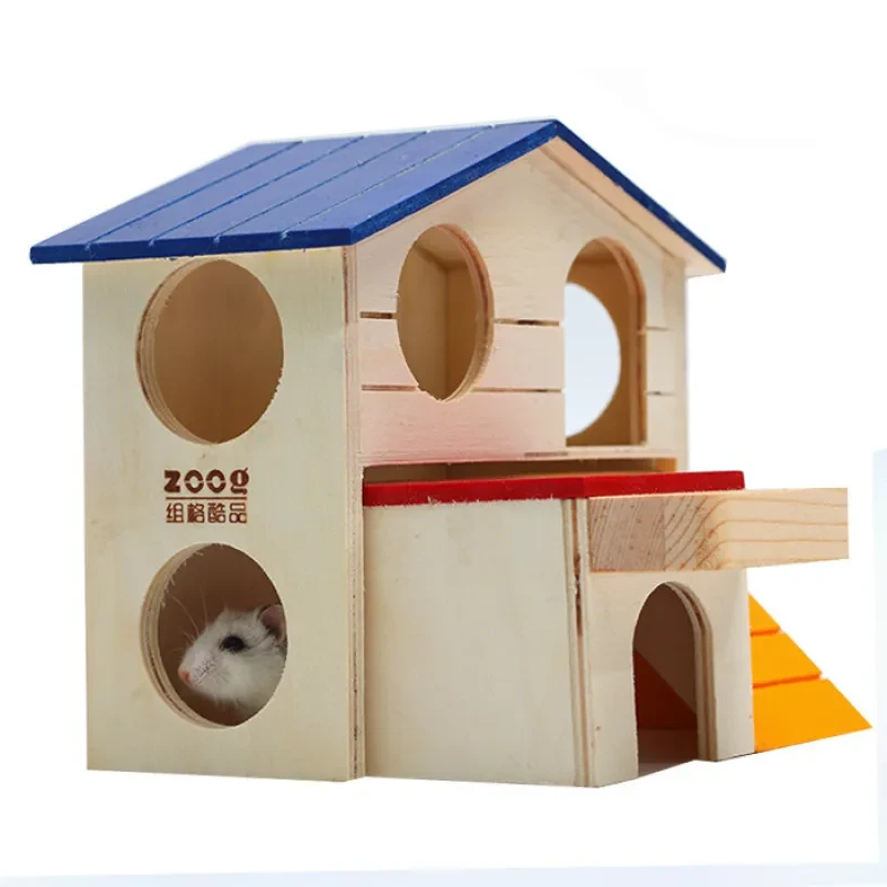 Wooden Hamster Chalet